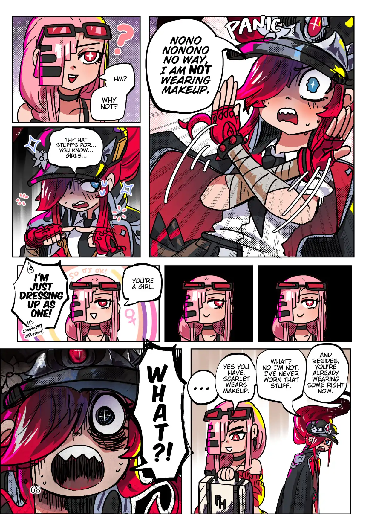 Scarlet mars and ephie makeup